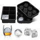 Large Ice Cube Trays Ice Ball Maker with Lids Combo(Set of 2)