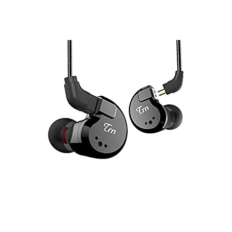 TRN V80 HiFi Earphone 2 Dynamic & 2 Balanced Armature Driver Stereo Bass IEM, Metal in Ear Headphone