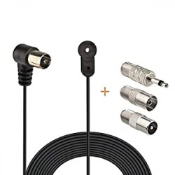 FM Antenna 75 Ohm FM Antenna for Pioneer Onkyo Yamaha