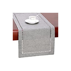 Gray Dining Table Runner Or Dresser Scar