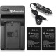 EN-EL20a 2X Battery & Car Charger Compatible with Nikon Coolpix P950