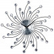 3D Crystal Wall Clock - Celebration Decorative Metal