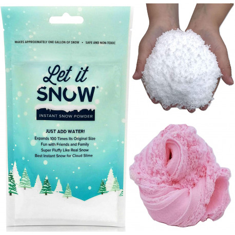 Premium Fake Artificial Snow - Great for Holiday Snow Decorations and Slime