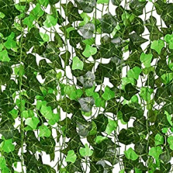12 Strands Artificial Ivy Leaf Plants Vine