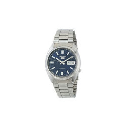 Seiko 5 SNXS77 Automatic Day-Date Blue Dial Stainless
