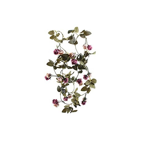 6.8Ft Silk Rose Vine Artificial Rose Garland Fake Hanging Flower
