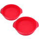 9" Round Silicone Cake Mold Pan, Non-Stick (2 Pack)