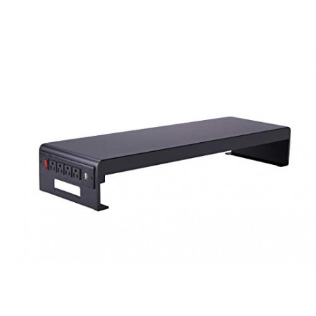 0" Premium Dual Monitor Stand with AC Power Supply & USB 2.0 Charging