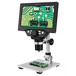 7 inch LCD Digital Microscope ANNLOV 1-1200X USB Maginfication 12MP Handheld Electronic Coin Microscope Camera