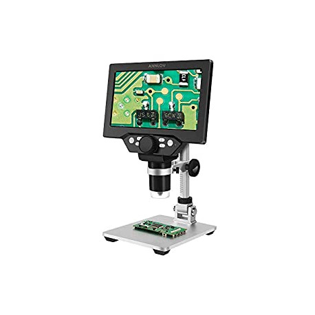 7 inch LCD Digital Microscope ANNLOV 1-1200X USB Maginfication 12MP Handheld Electronic Coin Microscope Camera