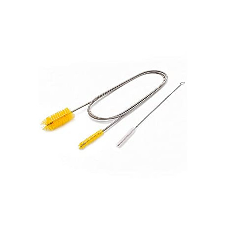 Flexible Drain Brush Double Ended Hose Pipe Stainless Steel Clean