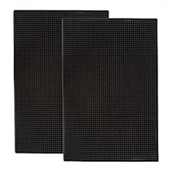 Bar Mat 18 x 12, Thick Durable and Stylish Bar Mat for Spills