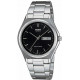 Casio Analog Black Dial Men's MTP-1240D-1ADF Stainless Steel Bracelet Watch