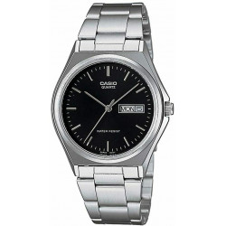 Casio Analog Black Dial Men's MTP-1240D-1ADF Stainless Steel Bracelet Watch
