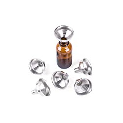 1.25" Stainless Steel Mini Funnels for Miniature Bottles, Essential Oils