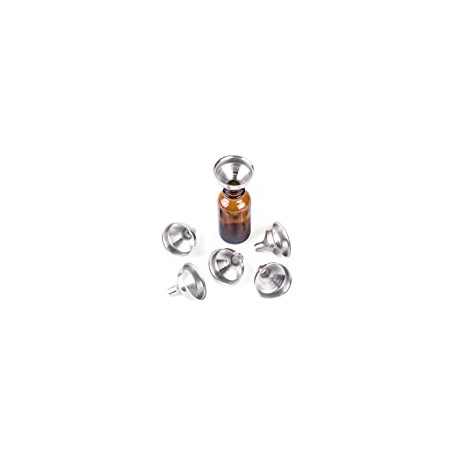 1.25" Stainless Steel Mini Funnels for Miniature Bottles, Essential Oils