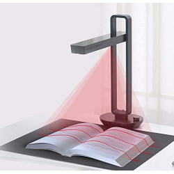 Scanner,Capture A3 & A4, Auto-Flatten & Deskew Powered by AI Technology, Foldable & Portable, Compatible with Windows