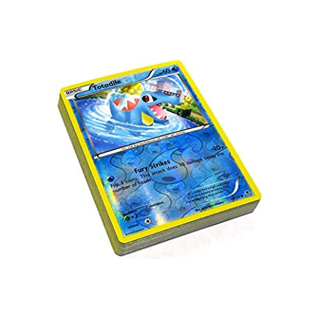 Pack 3 of  Pokemon Random Reverse Foil Single Cards, Lot of 25