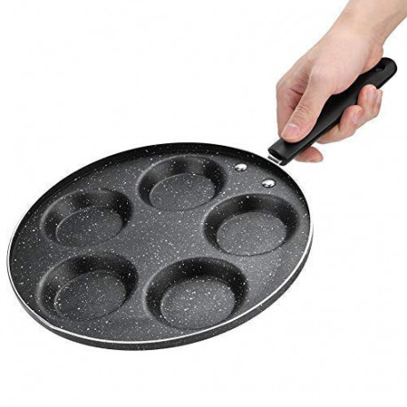 Nonstick Frying Pan 5 Egg Pans Multifunction Kitchen Cooking Pan