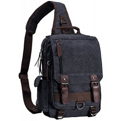 Canvas Cross Body Messenger Bag