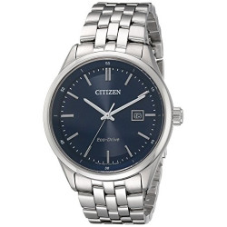 BM7251-53L Contemporary Dress Silver Tone Stainless Steel