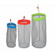 Set of 3 Lightweight Nylon Mesh Drawstring Storage Bag