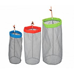 Set of 3 Lightweight Nylon Mesh Drawstring Storage Bag