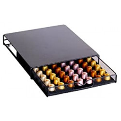 Mesh Nespresso Drawer Holder for 56 Capsules, Black