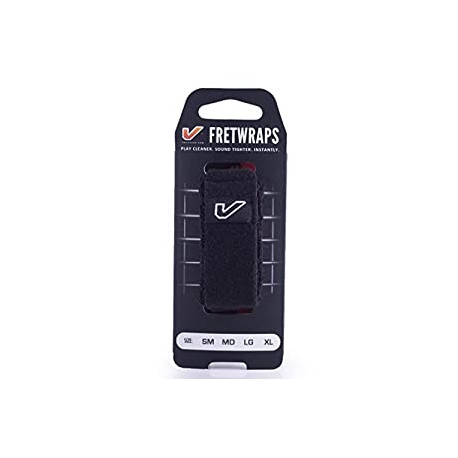 FretWraps String Muter 1-Pack , Large, Black,FW-1PK-LG