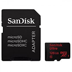 SanDisk Ultra 128GB UHS-I/Class 10 Micro SDXC Memory Card