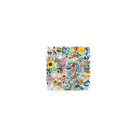 103Pcs Stickers - Funny Cute Waterproof Trendy Stickers for Teens