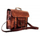 Leather Messenger Bag for Men Vintage Laptop