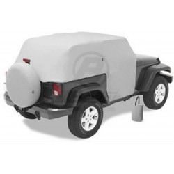 Charcoal All Weather Trail Cover for 2007-2018 Wrangler 2-door
