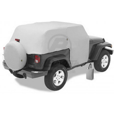 Charcoal All Weather Trail Cover for 2007-2018 Wrangler 2-door