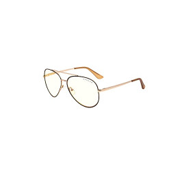 aming Glasses Maverick/Black and Gold 35% Blue Light Protection, 100% UV Light