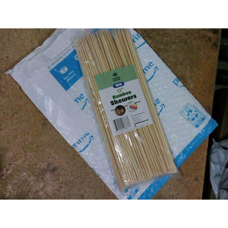 Pack 100 12" bamboo Skewers