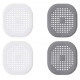 4 Pack Drain Hair Catch for Shower TPR Drain Hair
