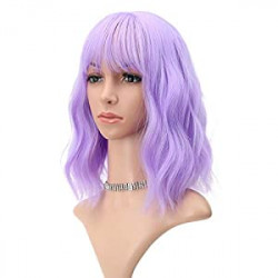 Girl Costume Wigs (12" Purple Color)