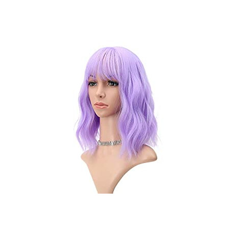 Girl Costume Wigs (12" Purple Color)