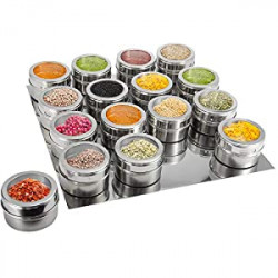 16 Magnetic Spice Jars