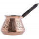 Solid Hammered Copper Turkish Greek Arabic Coffee Pot