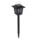 2-in-1 Waterproof Solar Powered LED Light Electric Lamp for Yard Garden Driveway Porch Walkway Pool Patio