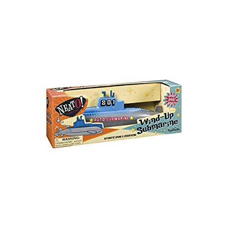 Toysmith NeatO! Classic Toys Wind Up Diving Submarine