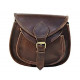 Handmade Women Leather Vintage Brown