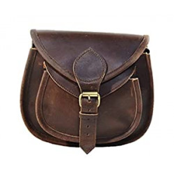 Handmade Women Leather Vintage Brown