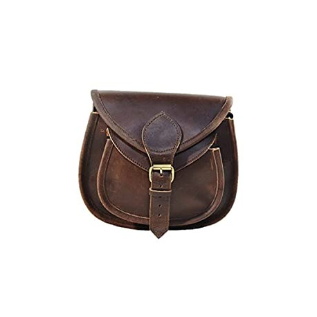 Handmade Women Leather Vintage Brown