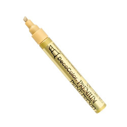 Pack 2 of 350-CGLD DecoColor Premium 3 Way Chisel Point Pen, Gold