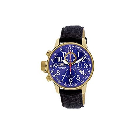 I Force Collection 18k Gold Ion-Plated Stainless Steel and Cloth Watch