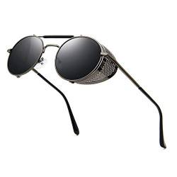 Style Round Vintage Polarized Sunglasses Retro