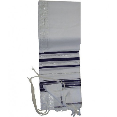 Acrylic Tallit (Imitation Wool) Prayer Shawl